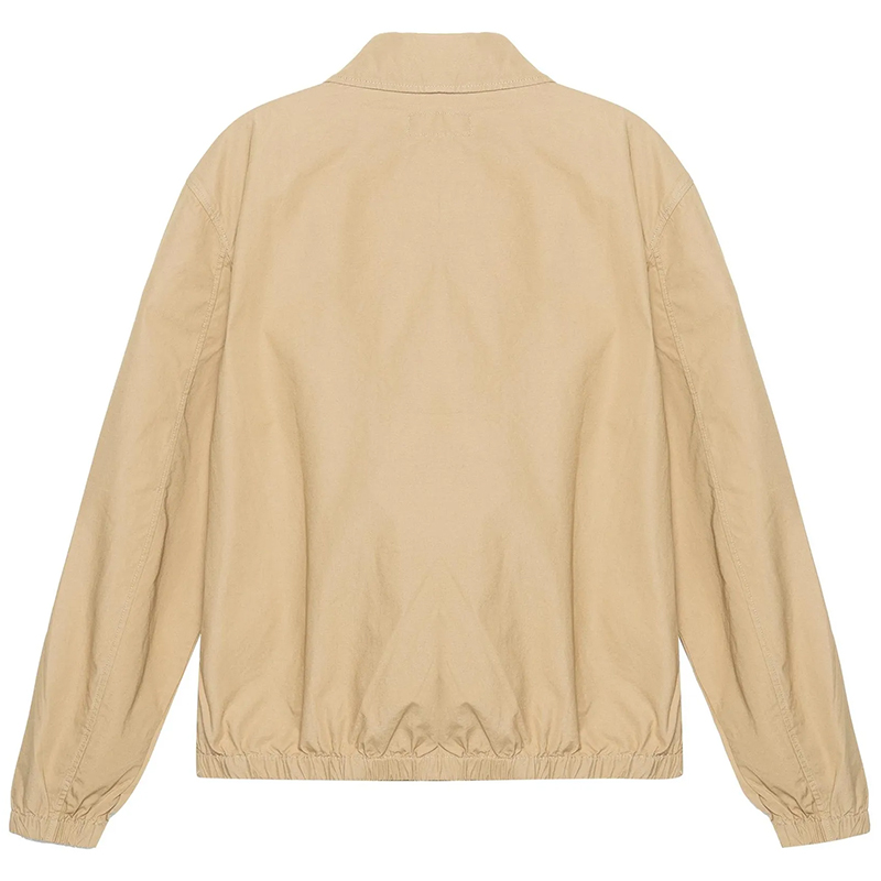 Мужская бежевая куртка на молнии