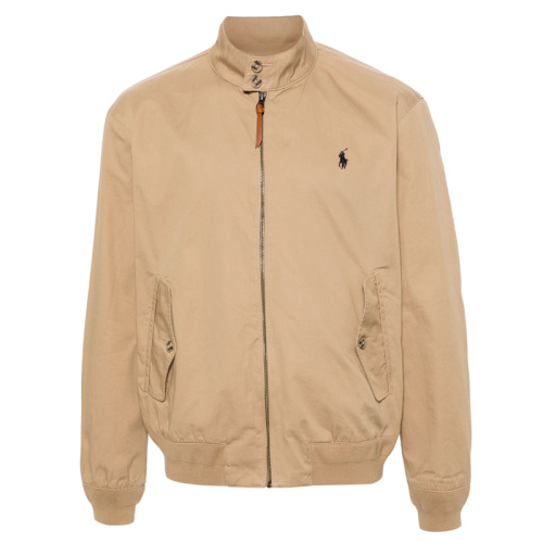 Бежевая куртка из хлопка Polo Pony 