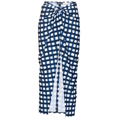 Юбка миди в клетку с запахом La Jupe Nodi 