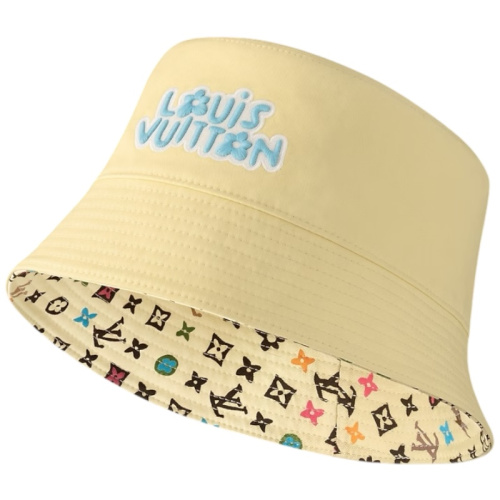 Двухсторонняя бежевая панама Monogram Craggy из коллаборации с Tyler the Creator