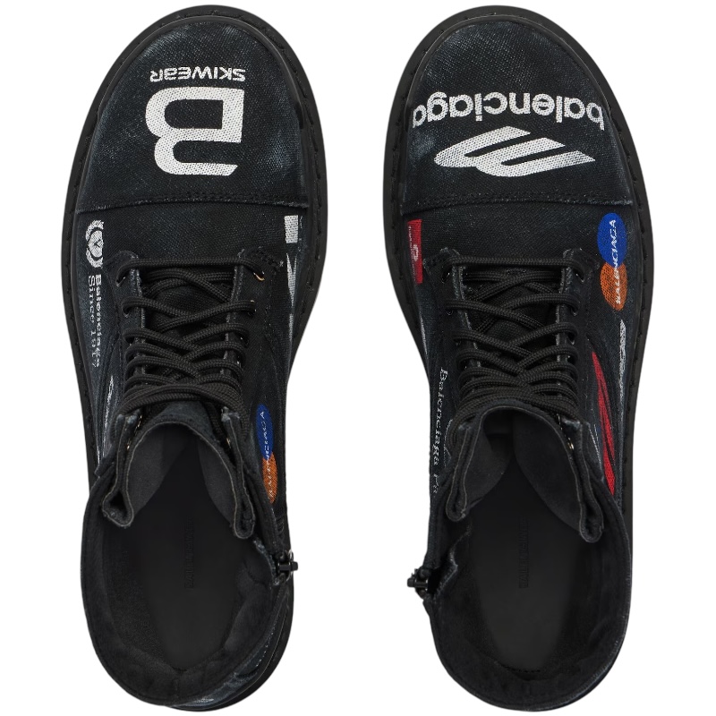 Мужские ботинки Combat Strike 20 мм черного цвета