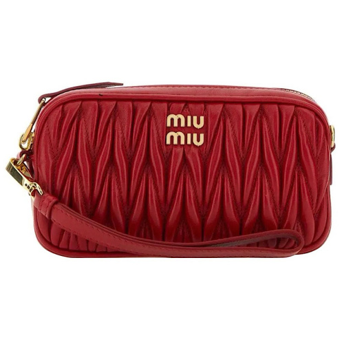 Красный клатч Metelasse Nappa