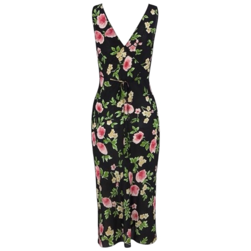 Шёлковое платье в цветочек The Stephanie in Moonflower