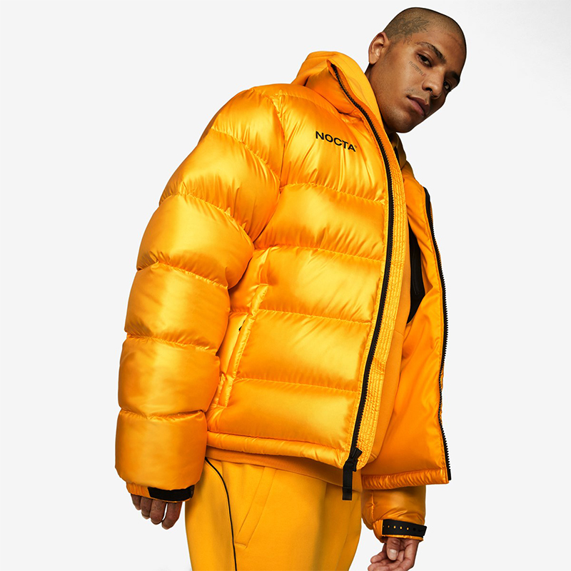 Мужская куртка-пуховик Nike x Drake NOCTA 'University Gold' жёлтая