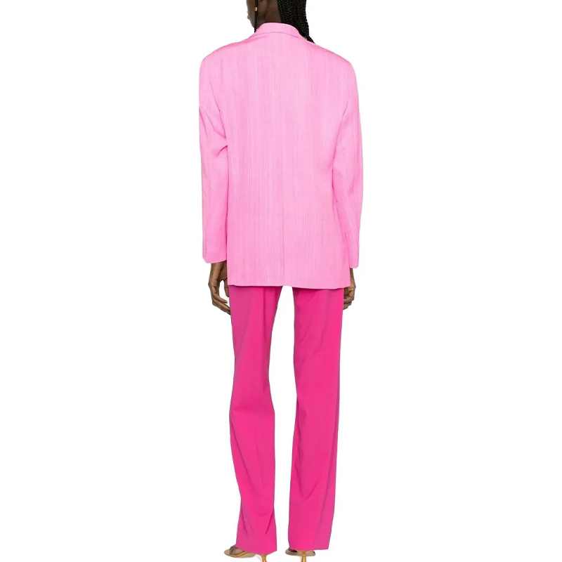Розовый однобортный пиджак La Veste D'Homme