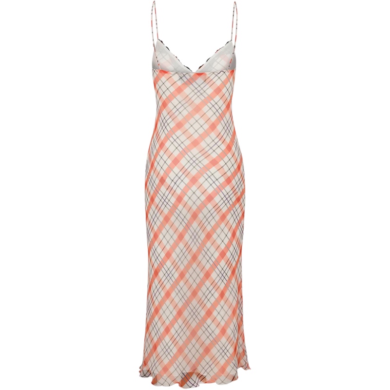 Шёлковое платье-комбинация в клетку The Karlie in Summer Check 