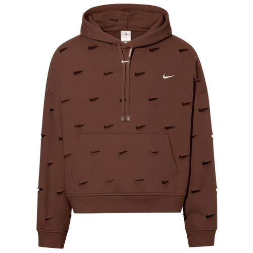 Худи Nike x Jacquemus Brown Swoosh Hoodie коричневое XS
