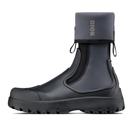 Мужские чёрные ботильоны с логотипом Garden