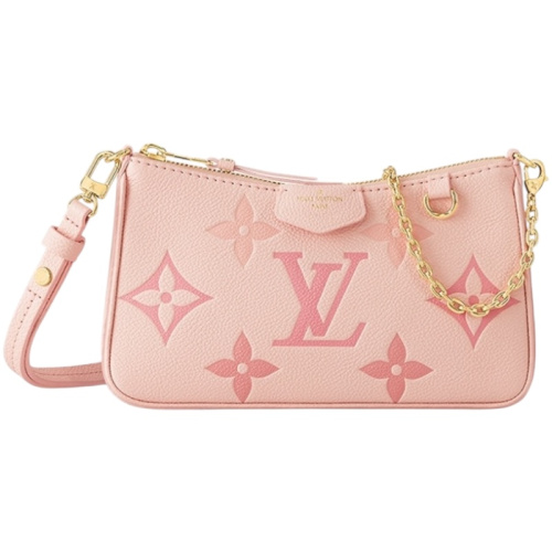 Розовая сумка Easy Pouch с плечевым ремнём 