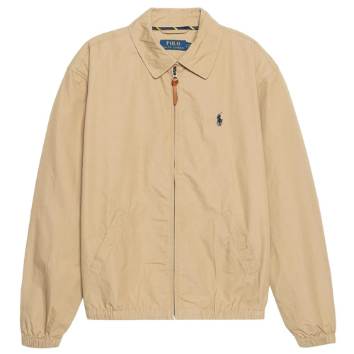 Мужская бежевая куртка на молнии