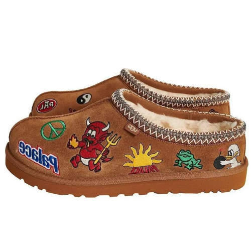 Слиперы Tasman Chestnut Из Коллаборации с Palace