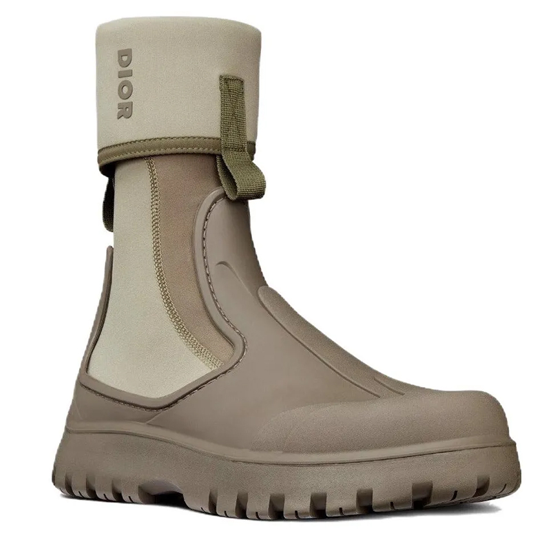 Мужские ботильоны с логотипом Garden хаки