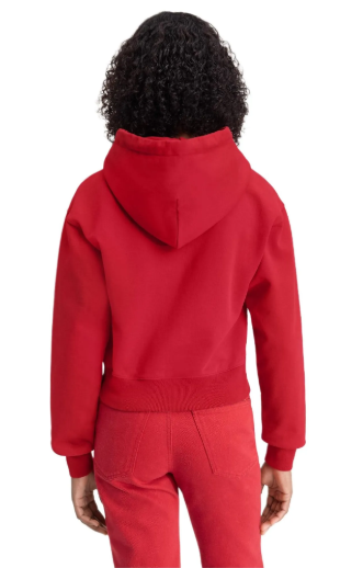 Красное хлопковое худи Le Hoodie Gros Grain