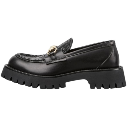 Женские лоферы Horsebit с рифленой подошвой