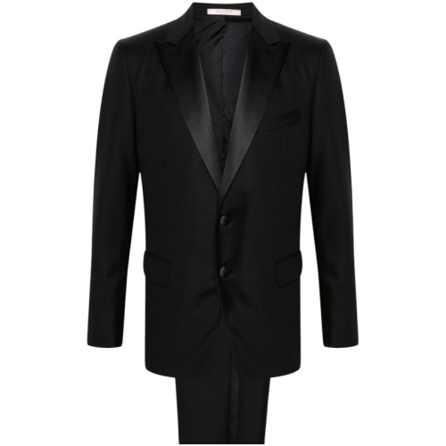 Однобортный шерстяной смокинг