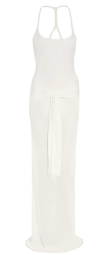 Белое пляжное платье макси Нодо 