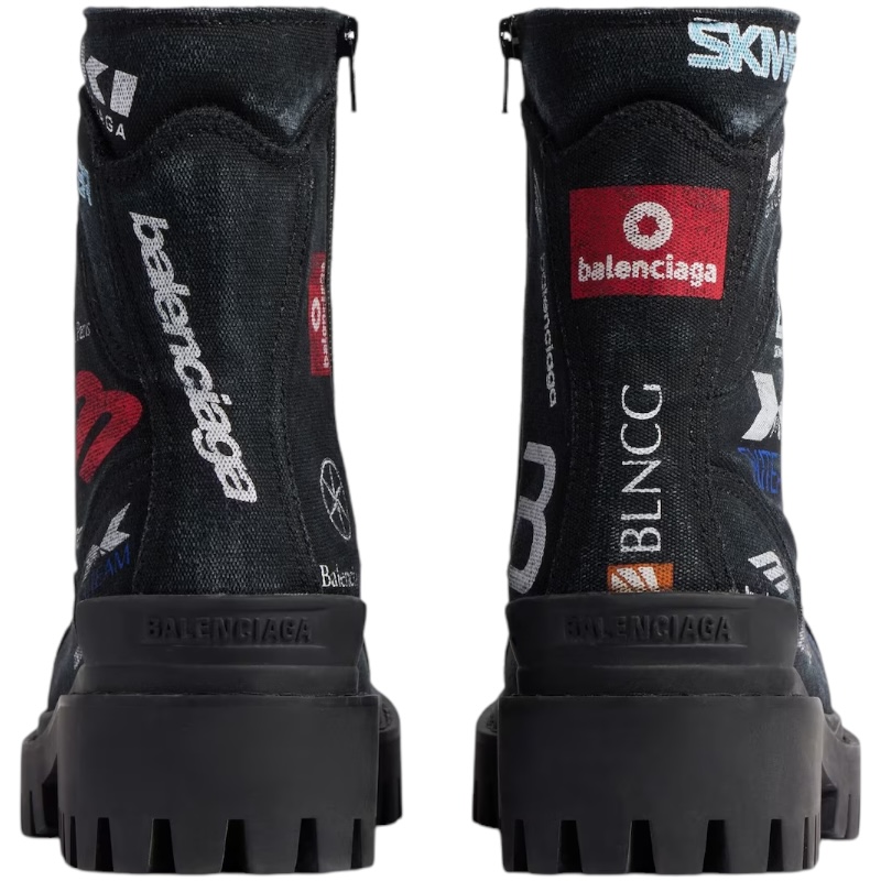 Мужские ботинки Combat Strike 20 мм черного цвета