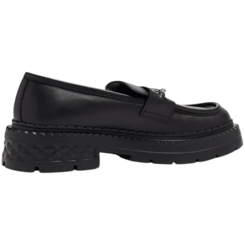 Чёрные лоферы Marlow Diamond