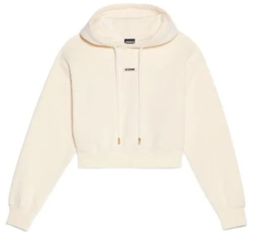 Кремовое хлопковое худи Le Hoodie Gros Grain