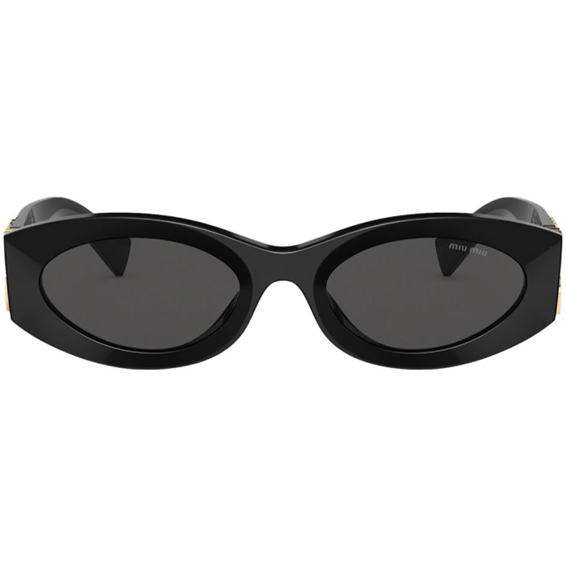 Солнцезащитные очки с логотипом чёрные