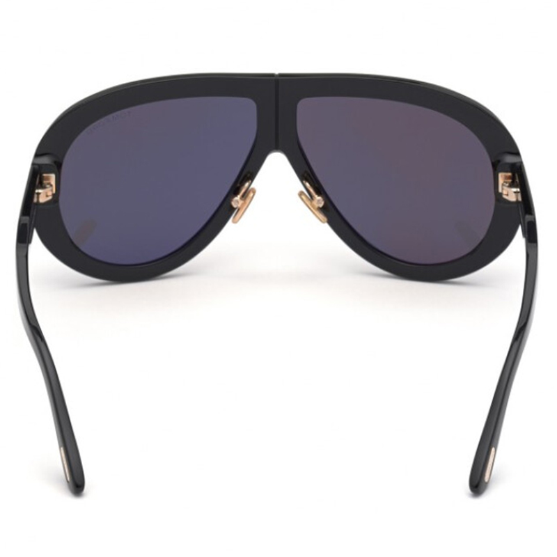 Солнцезащитные очки в форме авиатор чёрные