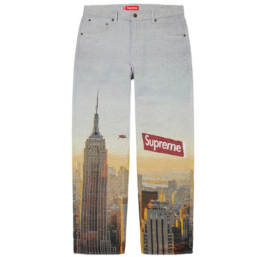Мужские Джинсы Supreme Aerial Tapestry Regular Jean разноцветные