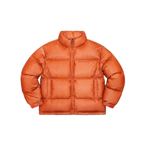  Светоотражающая куртка-пуховик оранжевая FW20