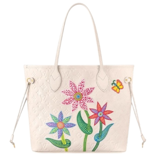 Сумка-тоут Neverfull MM Quartz из коллекции Yayoi Kusama