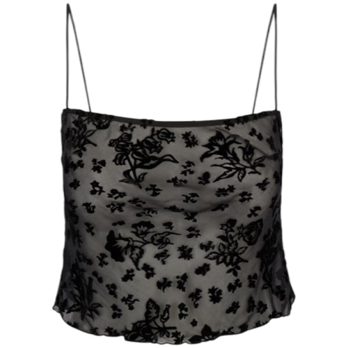 Чёрный топ The Odette in Cosmos Devoré