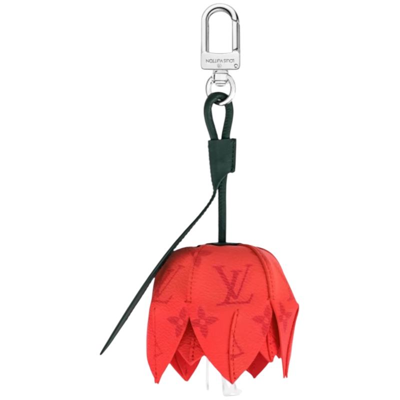 Брелок в виде красного тюльпана