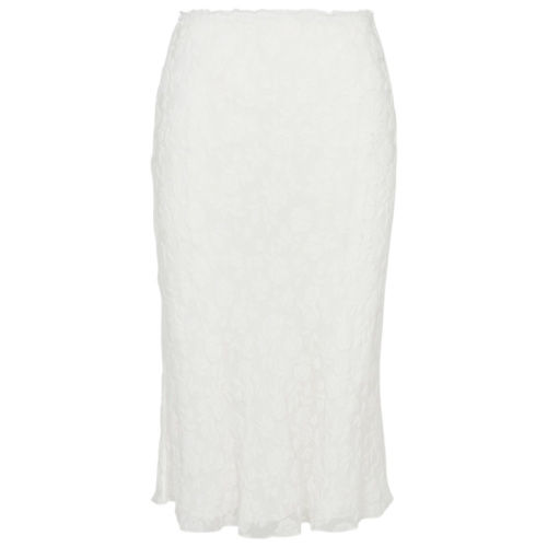 Белая юбка-миди The Bea in Camellia Devoré