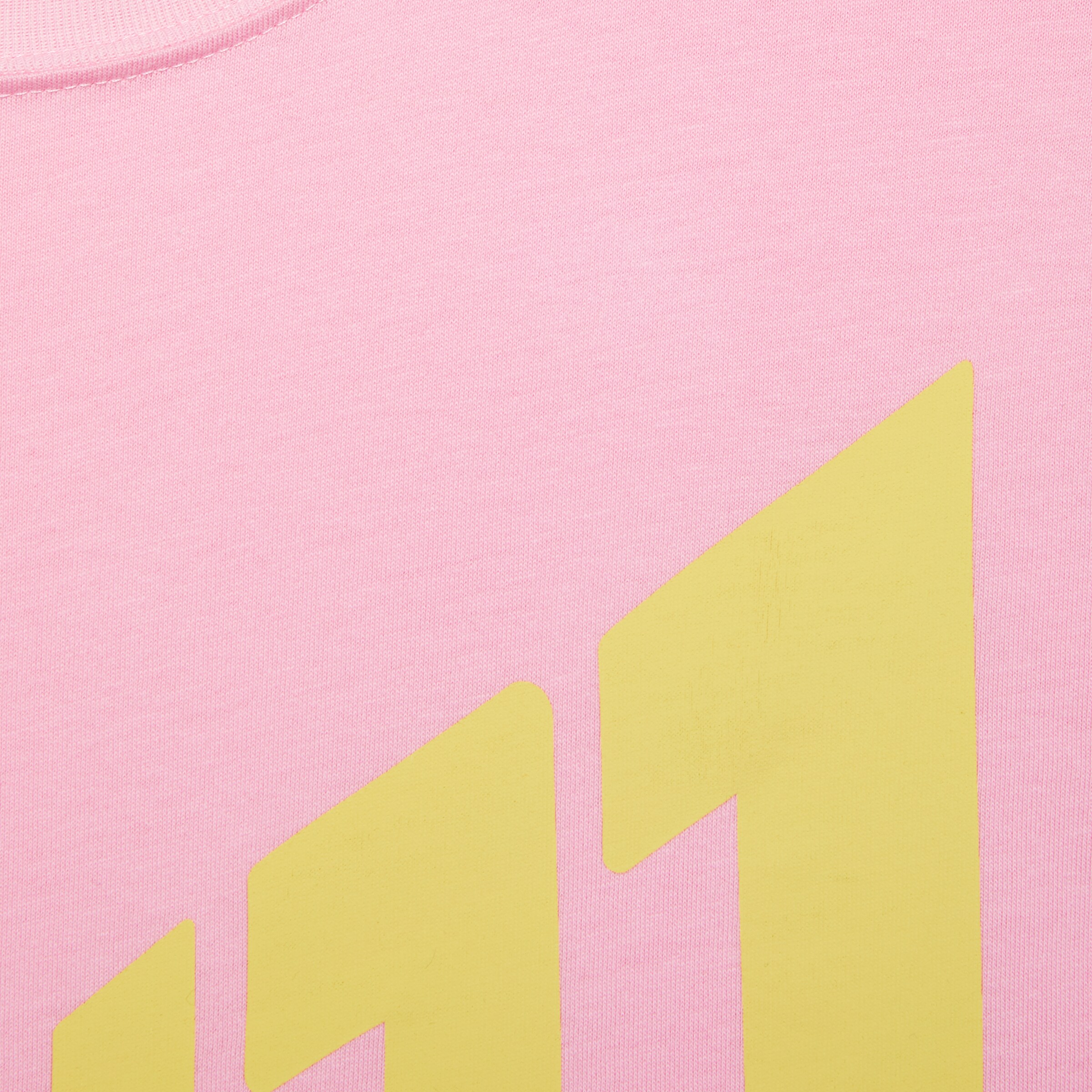 Розовая футболка из хлопка с принтом «Lemon Gucci»