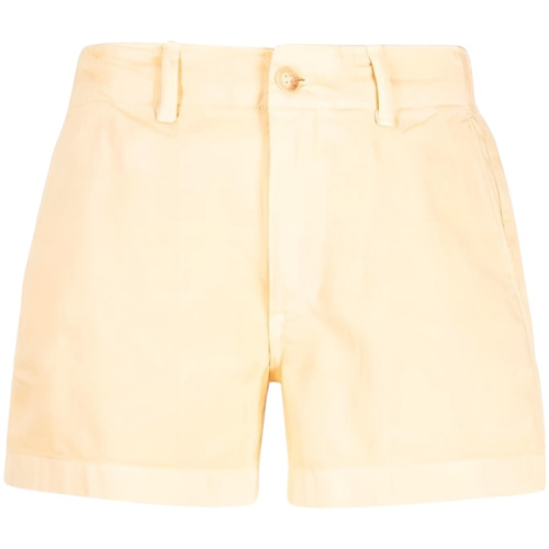 Хлопковые жёлтые шорты-чинос