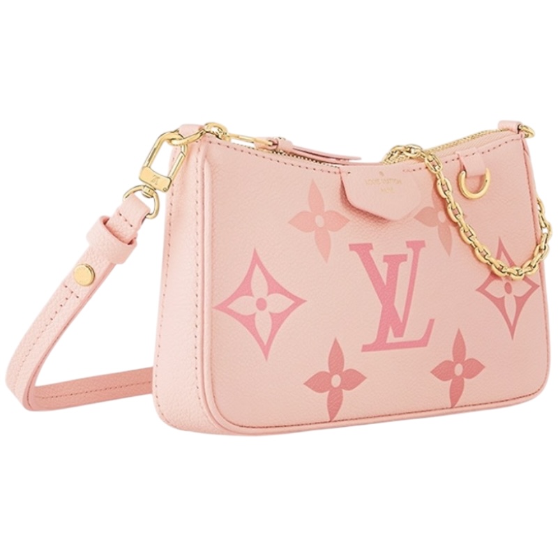 Розовая сумка Easy Pouch с плечевым ремнём 