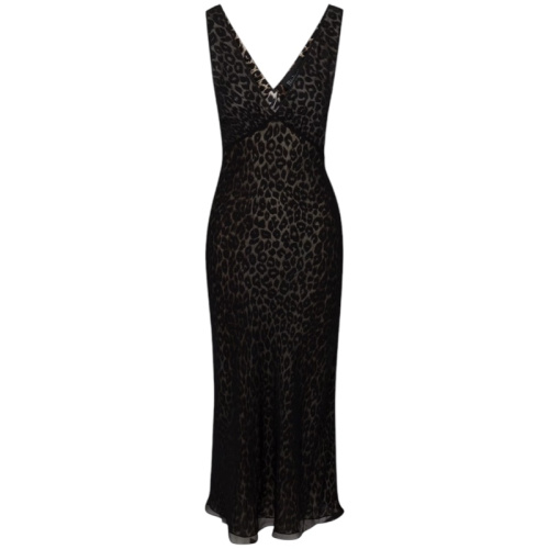 Шёлковый леопардовый сарафан The Isabelli in Panthera