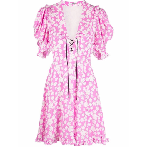 Шёлковое платье с цветочным принтом Marocain floral-print dress