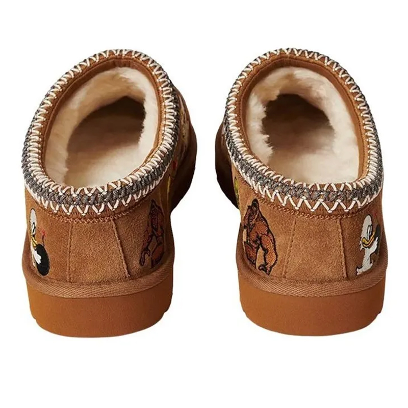 Слиперы Tasman Chestnut Из Коллаборации с Palace