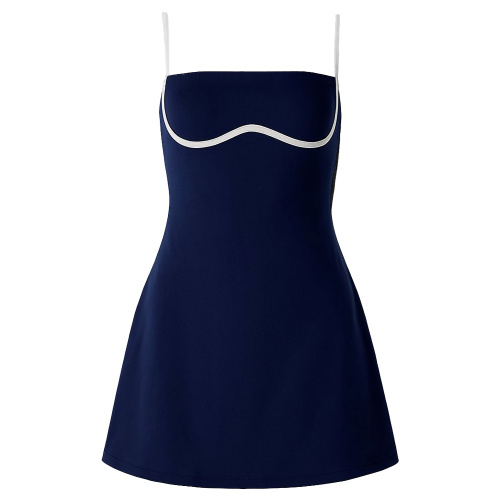 Теннисное тёмно-синее платье Airbrush Streamlined Dress 