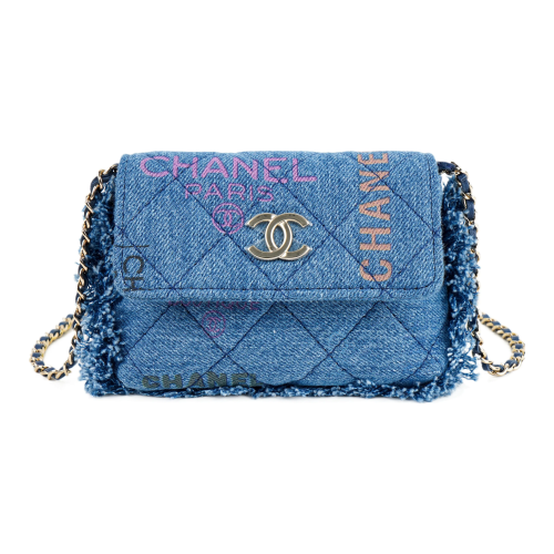 Джиносвая сумка с принтом граффити 