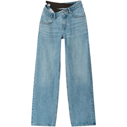 Джинсы с асимметричным кроем бикини