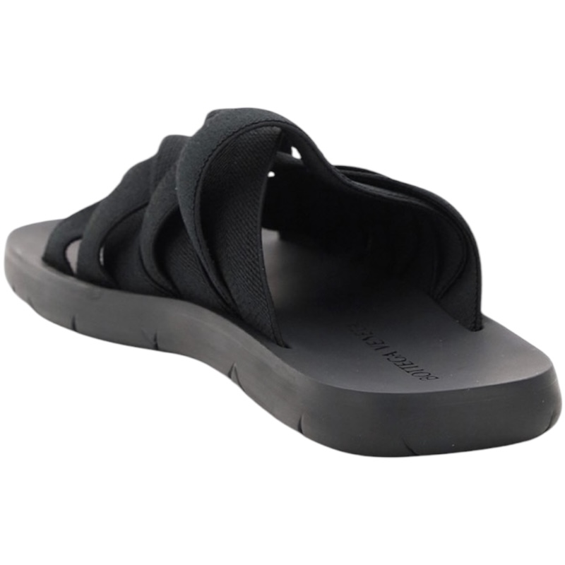 Эластичные шлепанцы Intreccio, чёрный цвет