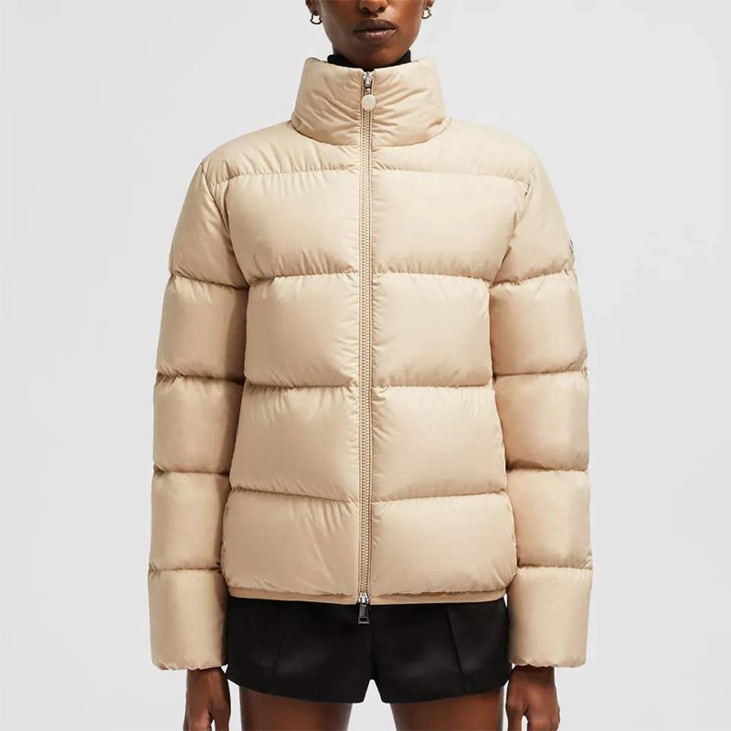 Бежевая куртка-пуховик Abbadia