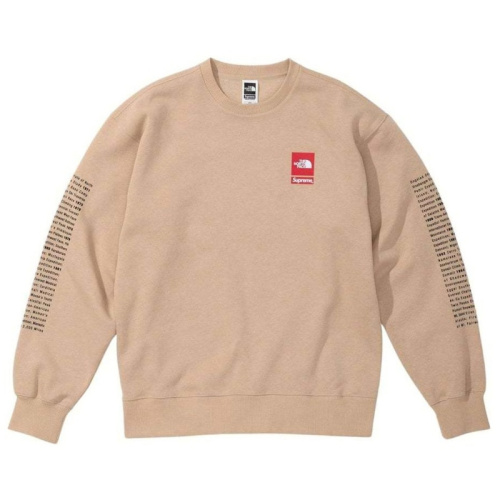 Толстовка Supreme x THE NORTH FACE SS24 Бежевая