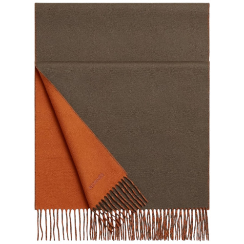 Кашемировый шарф Recto-Verso Muffler citrouille/basalte