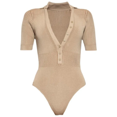 Бежевое боди-поло Le Body Yauco