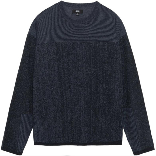 Тёмно-синий джемпер с логотипом на спине FW23