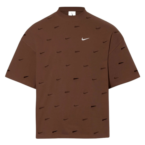 Коричневая футболка Nike x Jacquemus Brown Swoosh