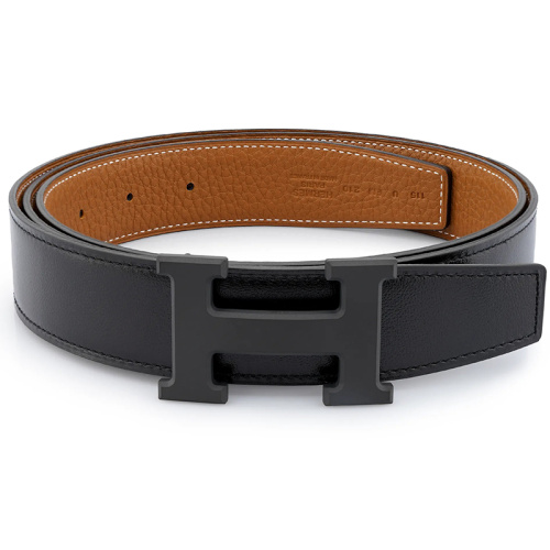Двусторонний кожаный ремень с пряжкой Togo 32 мм 