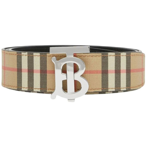 Двусторонний ремень в клетку 35 мм