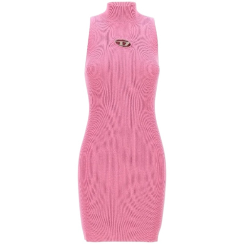 Розовое трикотажное платье M-Onervax